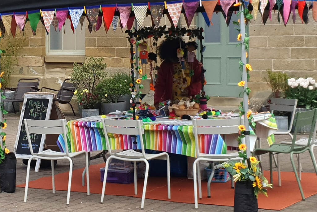Crafting stall and tent