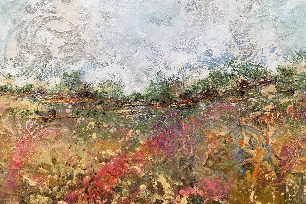 Semi-abstract landscape painting